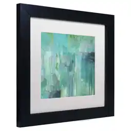Walmart Color Bakery 'Aqua Circumstance II' Matted Framed Art offer