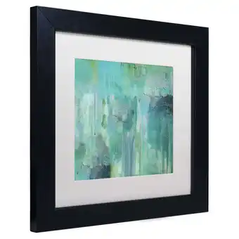 Walmart Color Bakery 'Aqua Circumstance II' Matted Framed Art offer