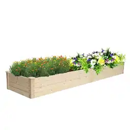 Walmart Zimtown 96.06 x 24.02 x 10.04 Outdoor Raised Garden Bed offer
