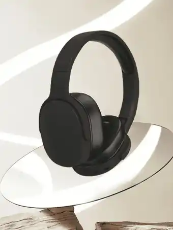 Walmart Foldable Portable Over-ear Bluetooth Headphones, High Battery Life, Low Latency Connection Stability offer