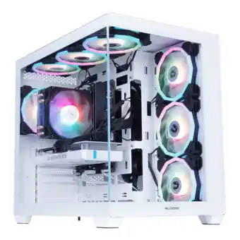 Walmart Mloong Gaming PC Desktops AMD Ryzen5 5500 AMD Radeon RX 6600 1TB SSD 16GB RAM 650W Win11 WIFI offer