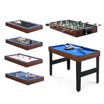 Walmart Pexmor 10 in 1 Combo Game Table for Adults offer