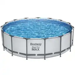Walmart Steel Pro MAX 15' x 48 Prismatic Stone Above Ground Pool Set offer
