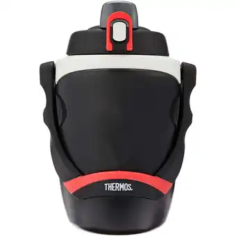 Walmart Thermos 64 oz Black Solid Print Foam BPA Free Water Bottle with Flip-Top Lid offer