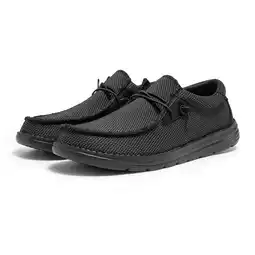 Walmart BURUDANI Mens Slip On Loafers Shoes Lightweight Casual Boat Shoes Comfort Walking Shoes for Men offer