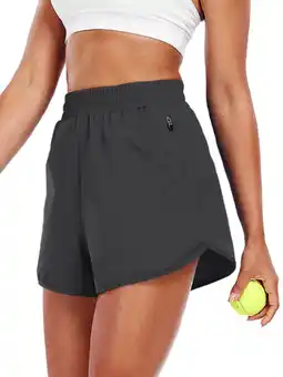 Walmart NELEUS Womens Workout Shorts for Athletic Yoga Running Casual Short with Side Pocket,Black,US Size L offer