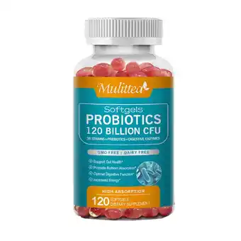 Walmart Probiotic 120 Billion CFU for Women & Men - Immune, Digestive & Gut Health -120 Capsule offer