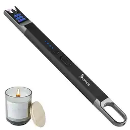 Walmart SUPRUS Windproof Electric Candle Lighter, Black offer