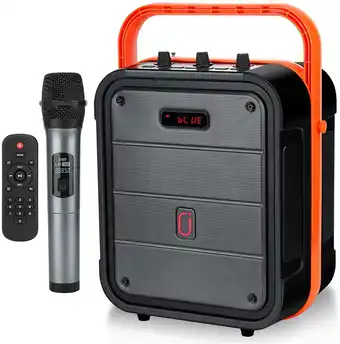 Walmart JYX Bluetooth Speaker with Microphone, Portable Party Speaker with FM Radio Function for Outdoor offer