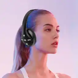 Walmart 2024 Headset Wireless Bluetooth Headset Folding Retractable Macaroon Color Sports Headphones offer