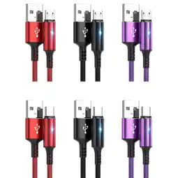 Walmart ASKMZ Flame Retardant High-Speed Transmission Type-C Fast Charger Cable for Android Phones offer