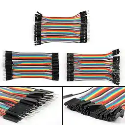 Walmart ASKMZ 40Pcs Row F F Wires Jumper Cables for Arduino Breadboard offer