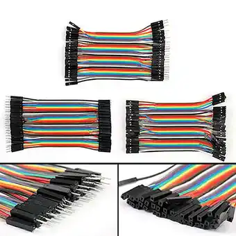 Walmart ASKMZ 40Pcs Row F F Wires Jumper Cables for Arduino Breadboard offer