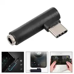 Walmart Fairnull Portable L-shaped Type-C to 3.5mm Jack Audio Adapter for Mobile Phones Tablets offer