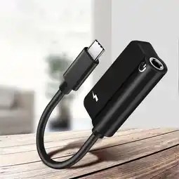 Walmart Fairnull 2 in 1 Type-C to Audio 3.5mm Headphone Jack Charging Converter Cable Adapter offer