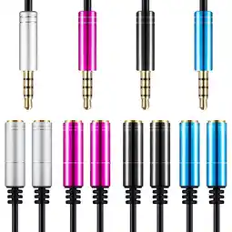 Walmart ASKMZ Easy to Use Lightweight 3.5mm Male to 2 Port Female Audio Splitter Extension Cord Adapter offer