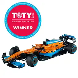 Walmart LEGO Technic McLaren Formula 1 Race Car Model Kit, F1 Birthday Gift Idea for Adults, 42141 offer