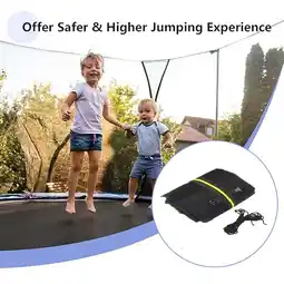 Walmart BQLQBQLQ 6ft Trampoline Safety Net with 6 Poles Nylon Seine T0T Protection For Bed offer