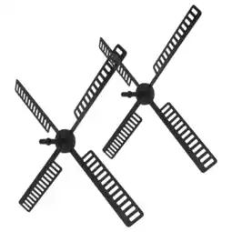 Walmart 2 Sets Solar Windmill Blades Component Replace Lightark Plastic Leaf Yard Leaves offer