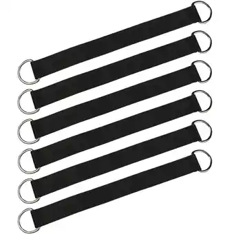 Walmart 6 Pcs Swing Connection Belt Hammock Fixed Straps Chair Heavy Duty Clothes Hanger Polyester offer