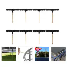 Walmart FRCOLOR 8 Pcs Bungeetrampoline Install Tool Hook Spring Puller Black offer