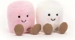 Walmart Jellycat Amuseables Pink and White Marshmallows Stuffed Toy, 3.5 inches | Food Plush | Fun Gift Idea offer