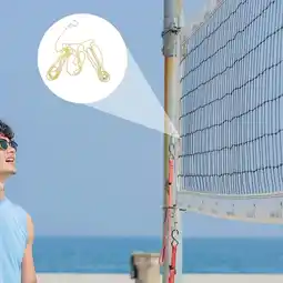 Walmart FRCOLOR 2 Pcs Beach Height Chain Volleyball Net Measurement offer