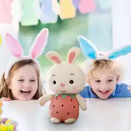 Walmart Small Soft Stuffed Animal Bunny Rabbit Plush Toy for Baby Girls 11 inch(Pink) offer