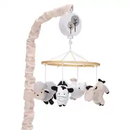 Walmart Lambs & Ivy Baby Farm Animals Musical Baby Crib Mobile Soother Toy offer