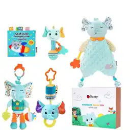 Walmart Early Education Educational Soothing Rattle Baby Plush Toy Set offer