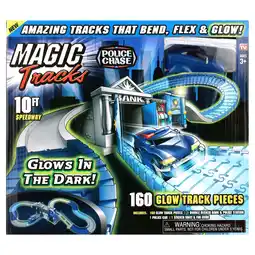 Walmart Magic Tracks Police Chase Vehicle Playset offer