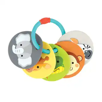 Walmart Nuby Animal Flash Cards Silicone Teether Toy Ring for Babies, Multicolor Animals offer