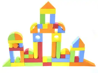Walmart Educational EVA Foam Building Blocks - 131 Pcs offer