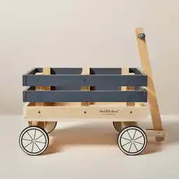 Walmart Hearth & Hand with Magnolia Wooden Toy Wagon for Kids Ages 1.5 - 6 Years offer