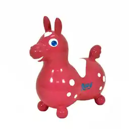 Walmart Gymnic Rody Horse Baby Toddler Kid Ride On Latex Free Vinyl Bouncing Toy, Pink offer