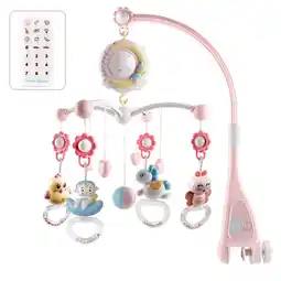 Walmart LUCKYXTT Baby Bed Bell Ring 0-18 Months Music Bedside Bell Projection Baby Comfort Toys offer