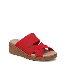 Walmart BZees For Lifestride Womens Fiona Wedge Sandal - Medium & Wide Width offer