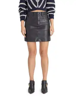 Walmart Jordache Women's High Rise Faux Leather Skirt Sizes 2-22 offer