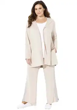 Walmart Catherines Women's Plus Size Impossibly Soft Swing Cardigan offer