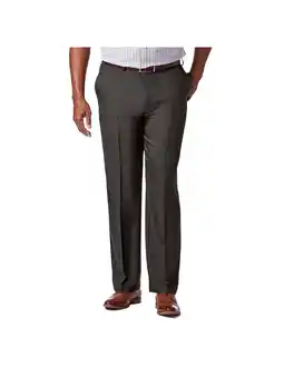 Walmart Haggar Men's Big & Tall Cool 18 Pro Htr. Solid Pant Classic Fit HC90236 offer