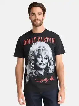 Walmart Dolly Parton Men's & Big Men's Graphic Tee, Size S-3XL offer