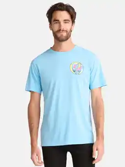 Walmart Grateful Dead Men's and Big Men's Rainbow Skull Graphic Tee, Sizes S-3XL offer