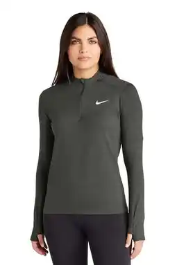 Walmart DH4951 Nike Women's Dri-Fit Element Long Sleeve Anthracite/White 2XL offer