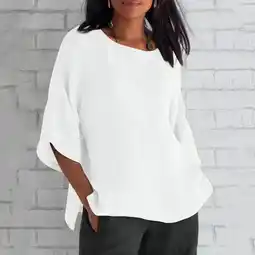 Walmart Cotonie Single Breasted Long Sleeve Irregular Hem Shirt for Women Tops Lapel With Poket,Orange,S offer