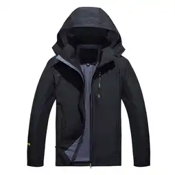 Walmart Kiplyki Fall Jackets for Men Thin Jacket Casual Sports Windbreaker Hooded Solid Color Coat offer