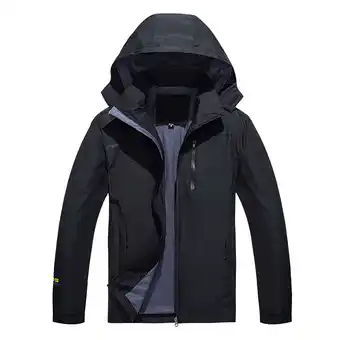 Walmart Kiplyki Fall Jackets for Men Thin Jacket Casual Sports Windbreaker Hooded Solid Color Coat offer