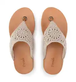 Walmart The Sak Shana Thong Sandal , Hand-crochet, Recycled Polypropylene Yarn offer