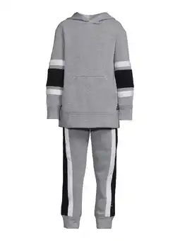 Walmart Cheetah Boys Fleece Hoodie and Joggers, 2-Piece Set, Size 4-18 Husky offer