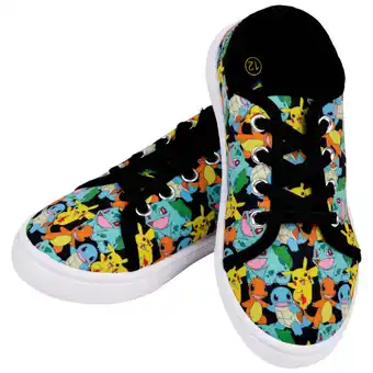 Walmart Nintendo Pokemon Boy's Lace Up Shoe, Round Toe Multicolor, Size 4 offer