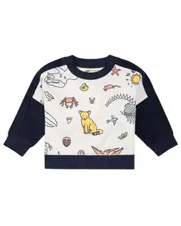 Walmart MONICA + ANDY boys Sporty Sweatshirt, 0-3M offer